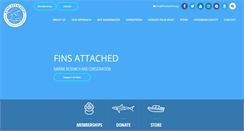 Desktop Screenshot of finsattached.org